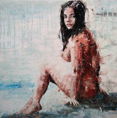 Original Figurative Portrait Paintings by Achille Chiarello