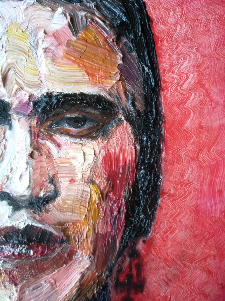 Original Impressionism People Painting by Achille Chiarello