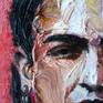 Portrait of Frida Kahlo
 Thick technique
 To be sold it needs at least one month of drying.

Ritratto di Frida Kahlo
Tecnica a spessore 
Per essere venduta necessita di almeno un mese di asciugatura.