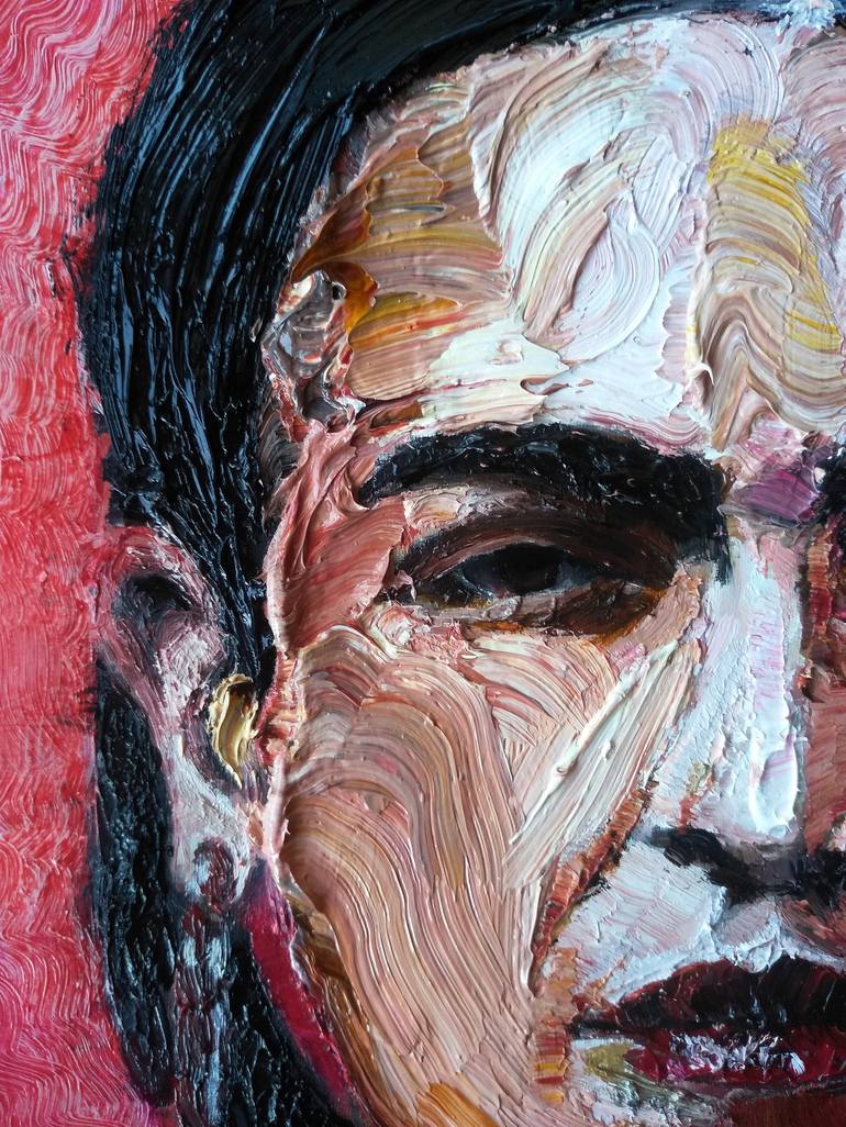 Original Impressionism People Painting by Achille Chiarello