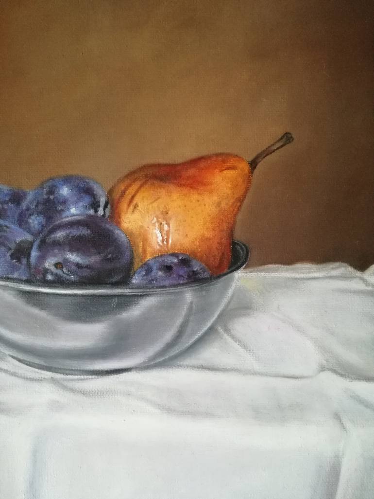 Original Photorealism Still Life Painting by Nela Radomirovic