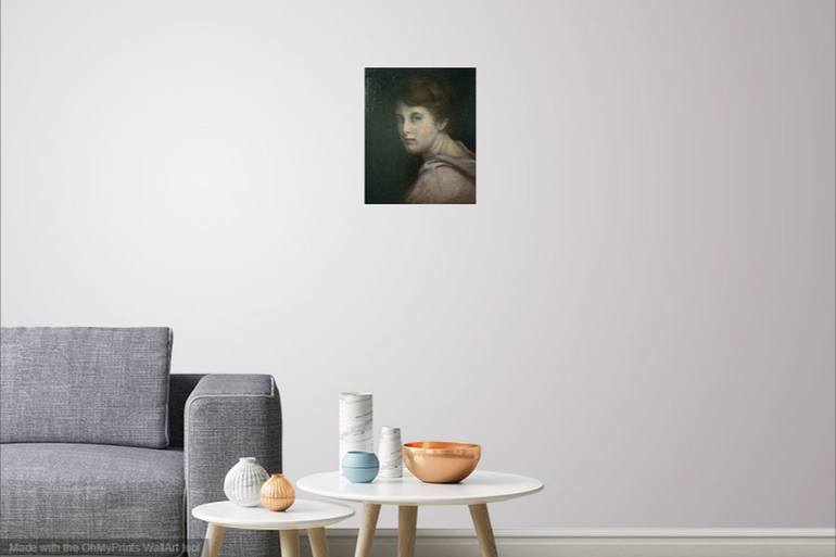 Original Realism People Painting by Nela Radomirovic