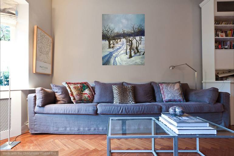 Original Photorealism Landscape Painting by Nela Radomirovic