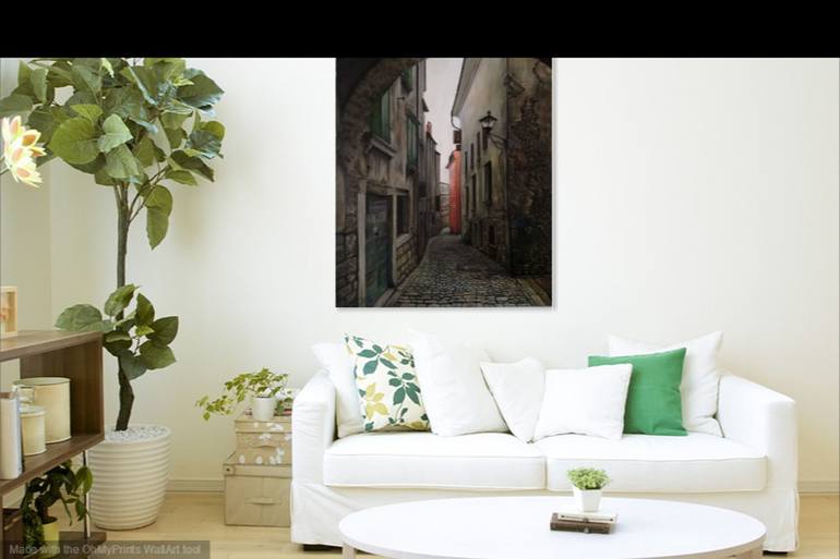 Original Photorealism Architecture Painting by Nela Radomirovic