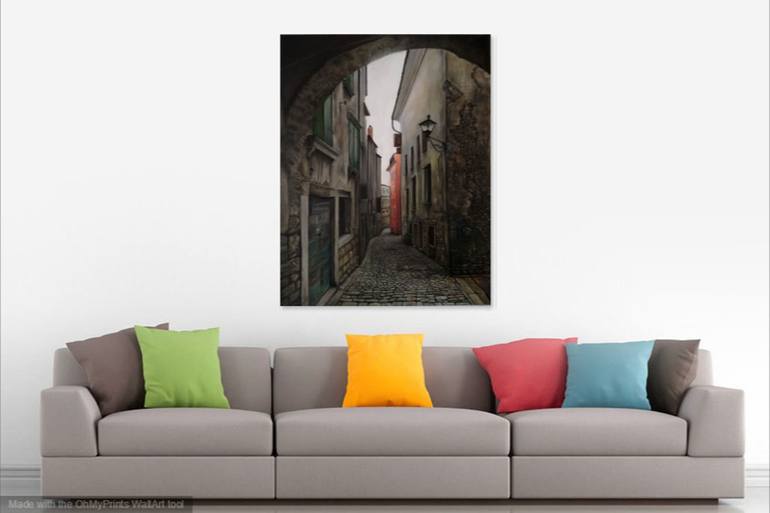 Original Architecture Painting by Nela Radomirovic