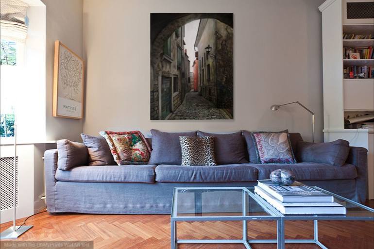 Original Architecture Painting by Nela Radomirovic