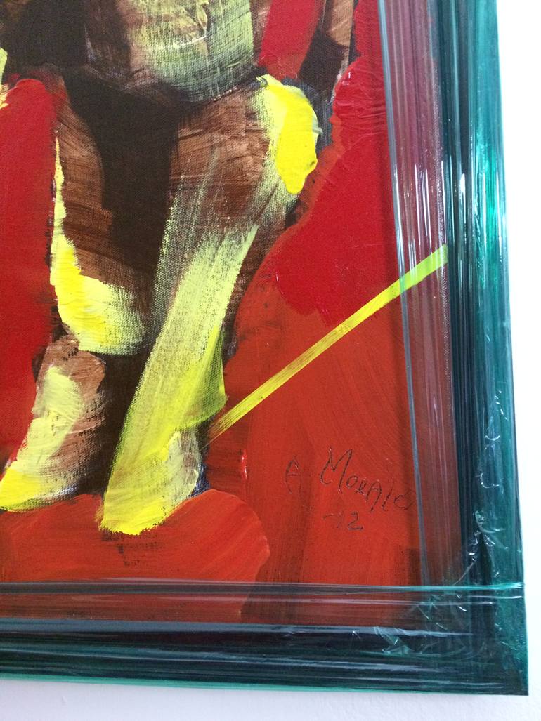 Original Expressionism Animal Painting by Alexander Morales