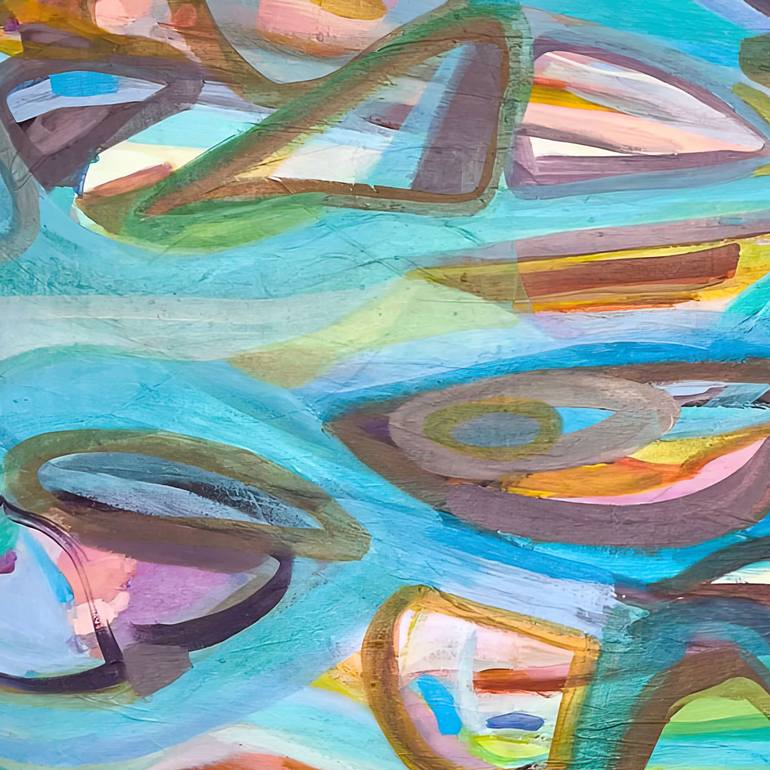 Original Abstract Expressionism Abstract Painting by Gabriela Tolomei