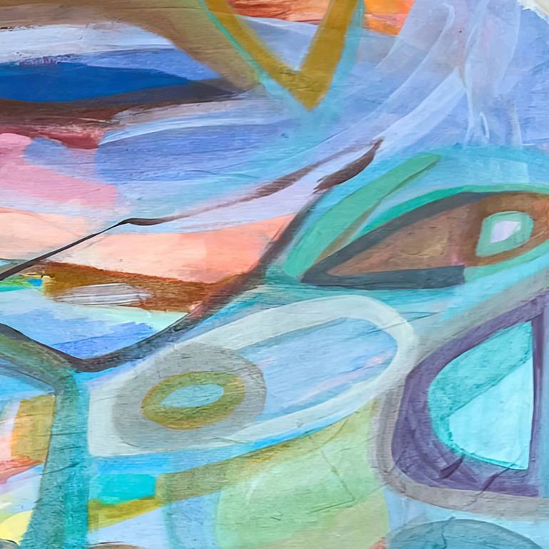 Original Abstract Expressionism Abstract Painting by Gabriela Tolomei