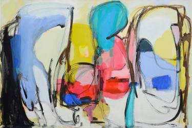 Original Abstract Expressionism Abstract Paintings by Gabriela Tolomei