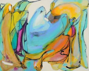 Original Abstract Paintings by Gabriela Tolomei