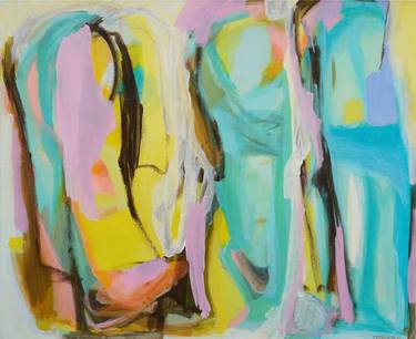 Original Abstract Expressionism Abstract Paintings by Gabriela Tolomei