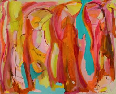 Print of Abstract Expressionism Abstract Paintings by Gabriela Tolomei