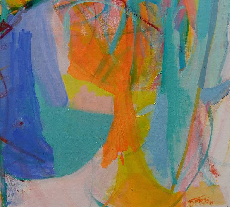 Original Abstract Painting by Gabriela Tolomei