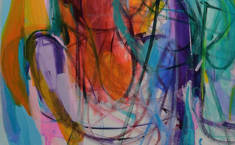 Original Abstract Painting by Gabriela Tolomei