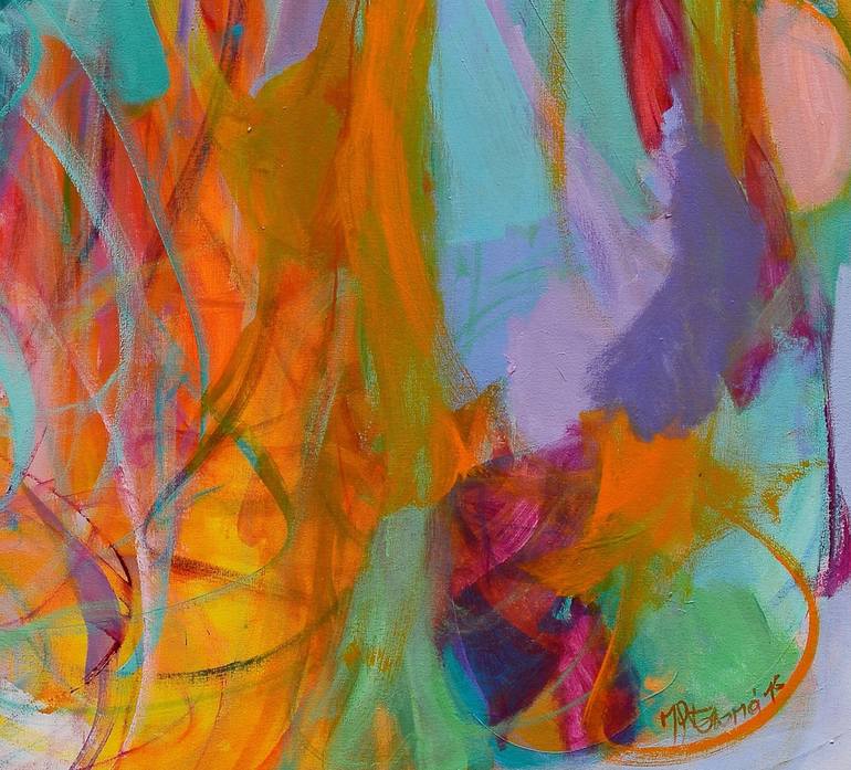 Original Abstract Painting by Gabriela Tolomei