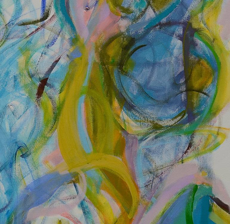 Original Abstract Expressionism Abstract Painting by Gabriela Tolomei