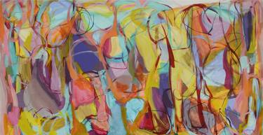 Original Modern Abstract Paintings by Gabriela Tolomei