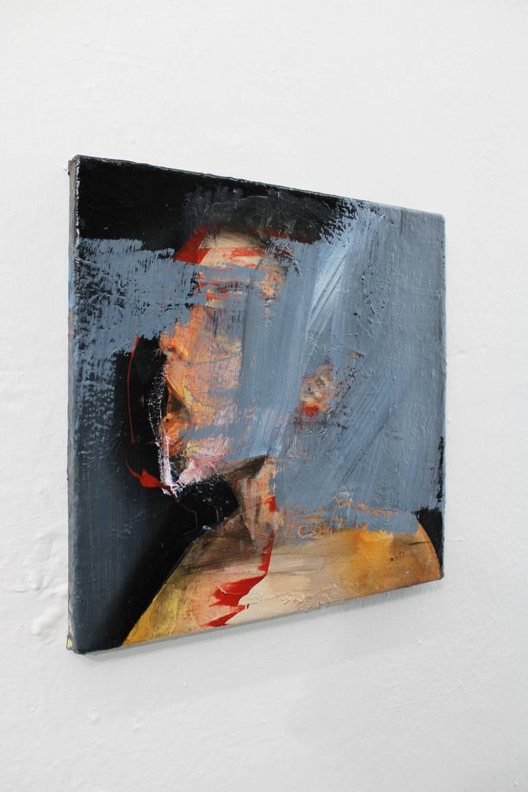 Original Expressionism People Painting by Miloš Hronec