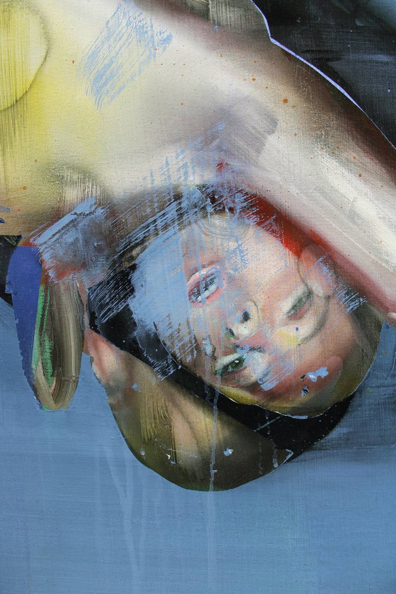 Original Contemporary People Painting by Miloš Hronec