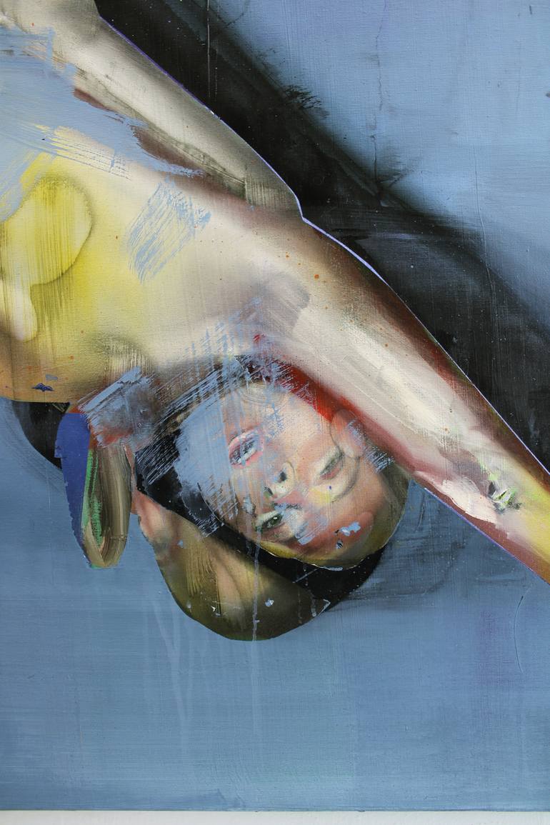 Original Contemporary People Painting by Miloš Hronec