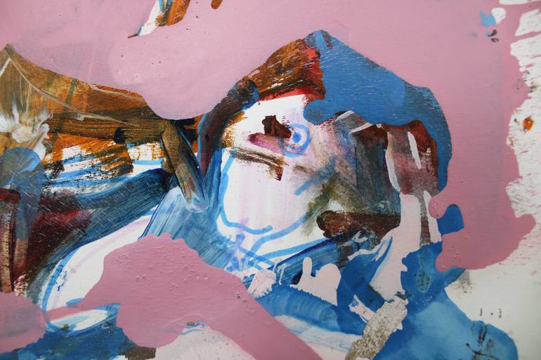 Original Abstract Animal Painting by Miloš Hronec