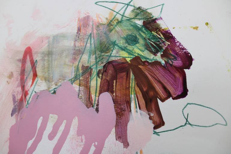 Original Abstract Animal Painting by Miloš Hronec