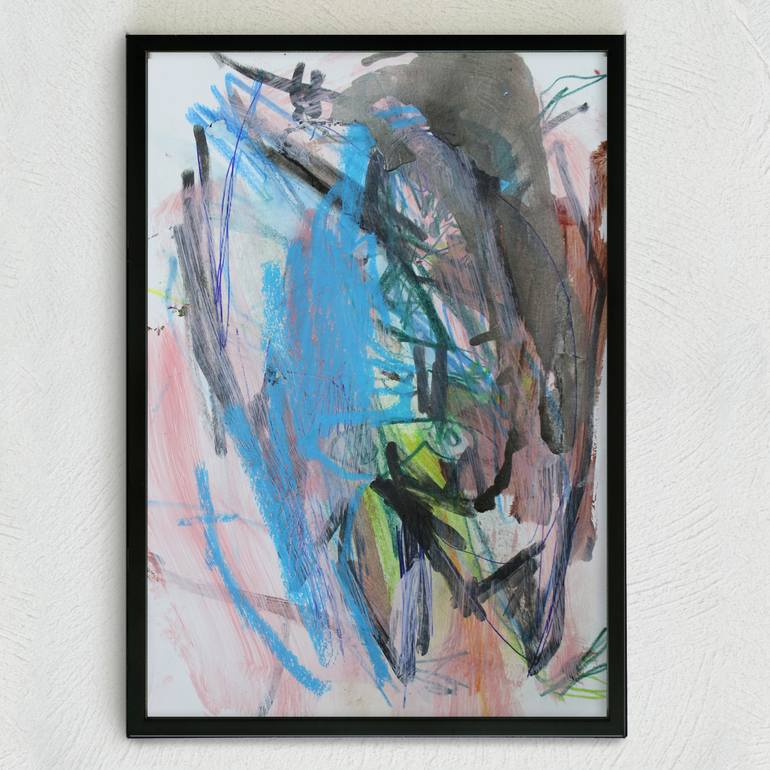 Original Abstract Animal Painting by Miloš Hronec