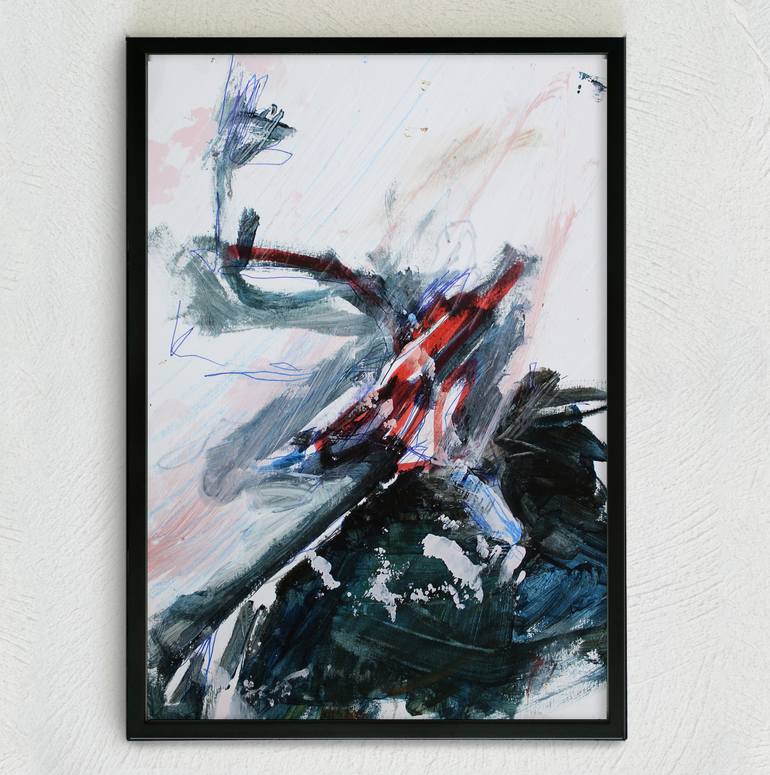 Original Abstract Animal Painting by Miloš Hronec