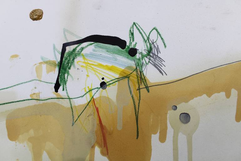 Original Abstract Animal Painting by Miloš Hronec