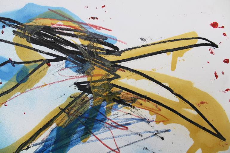 Original Abstract Animal Painting by Miloš Hronec