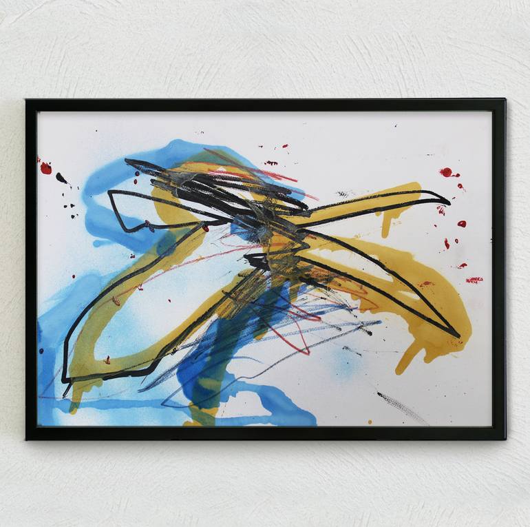 Original Abstract Animal Painting by Miloš Hronec