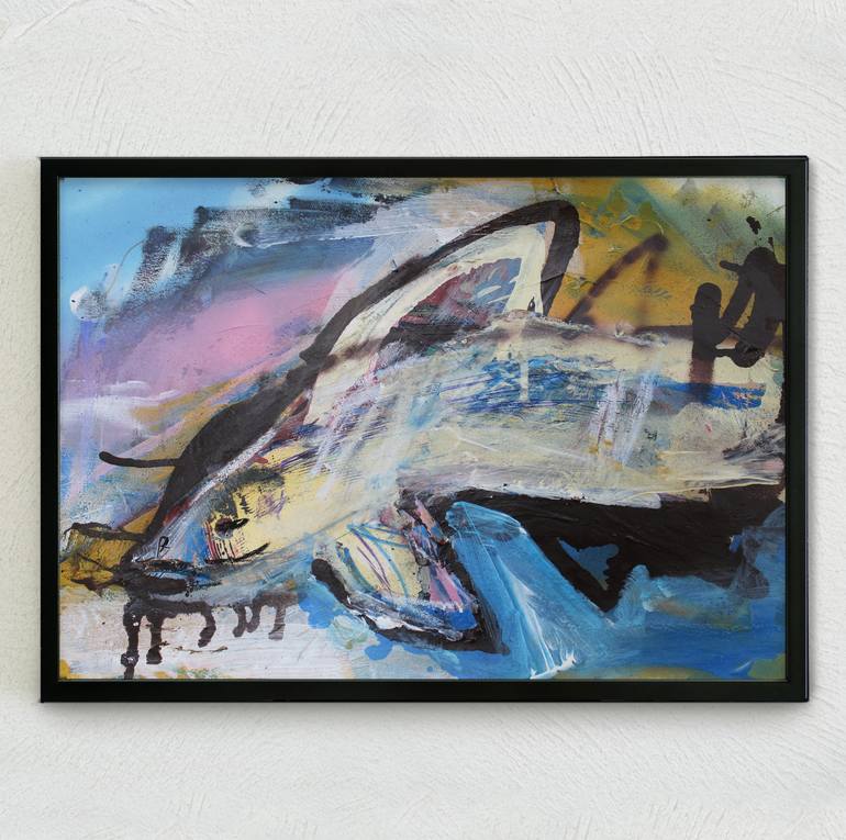 Original Abstract Animal Painting by Miloš Hronec