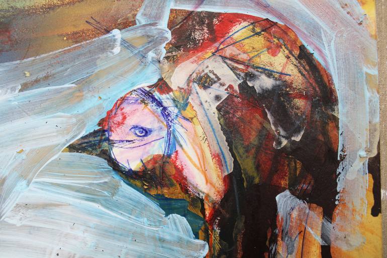 Original Abstract Animal Painting by Miloš Hronec