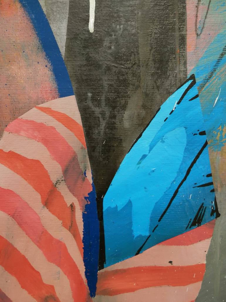 Original Modernism Abstract Painting by Miloš Hronec