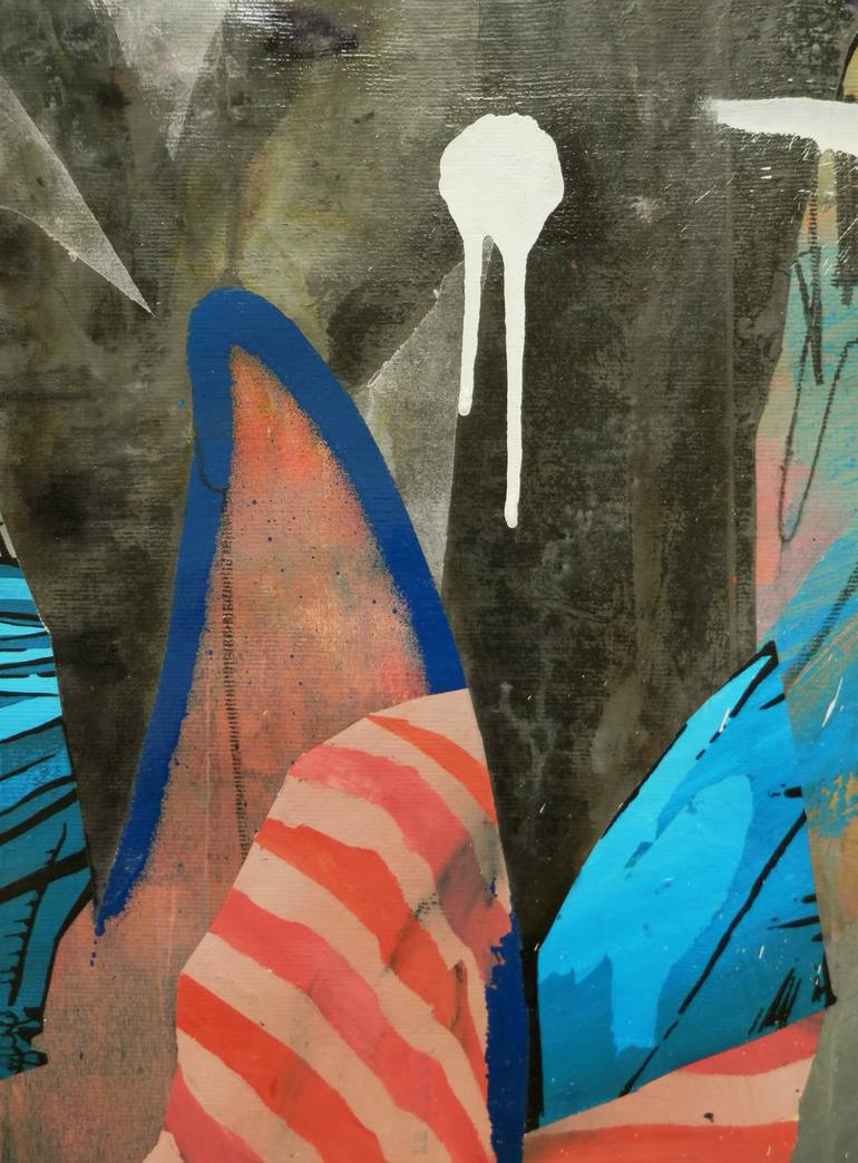 Original Modernism Abstract Painting by Miloš Hronec