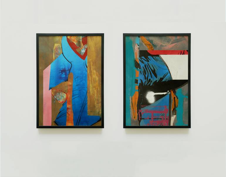 Original Figurative Abstract Painting by Miloš Hronec