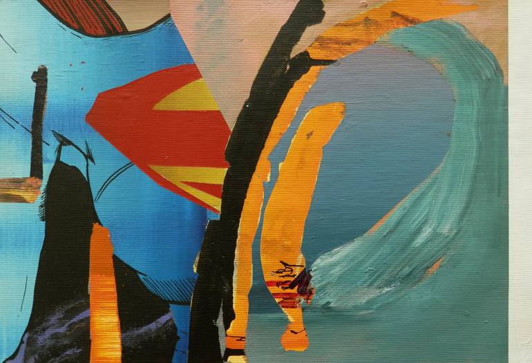 Original Figurative Abstract Painting by Miloš Hronec