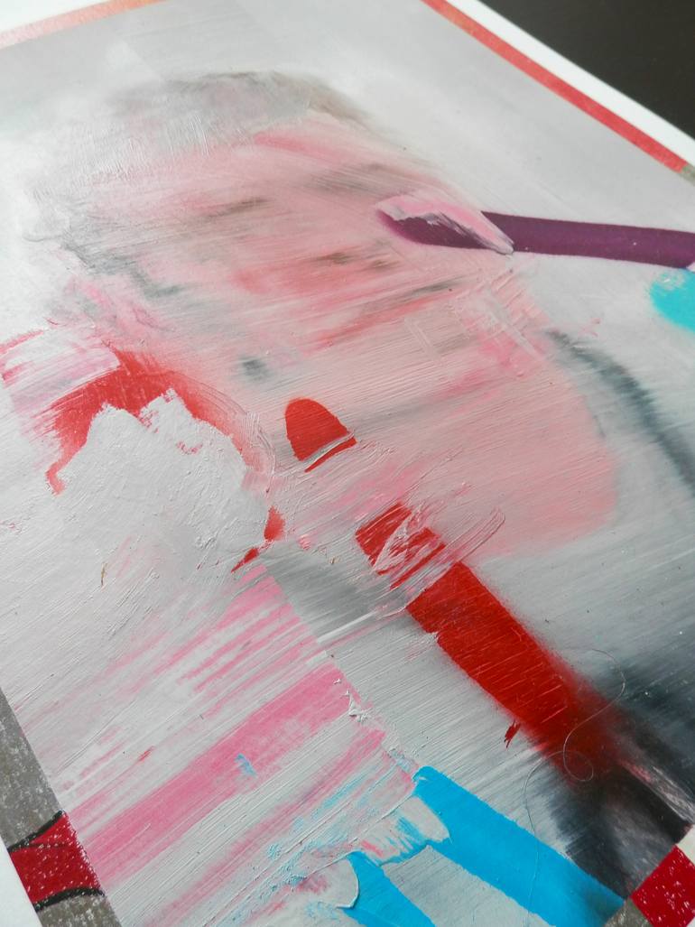 Original Expressionism People Painting by Miloš Hronec