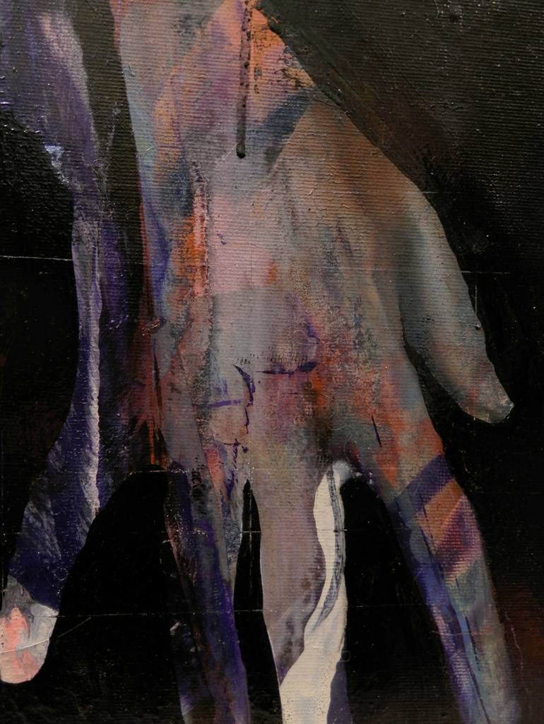 Original Expressionism Body Painting by Miloš Hronec