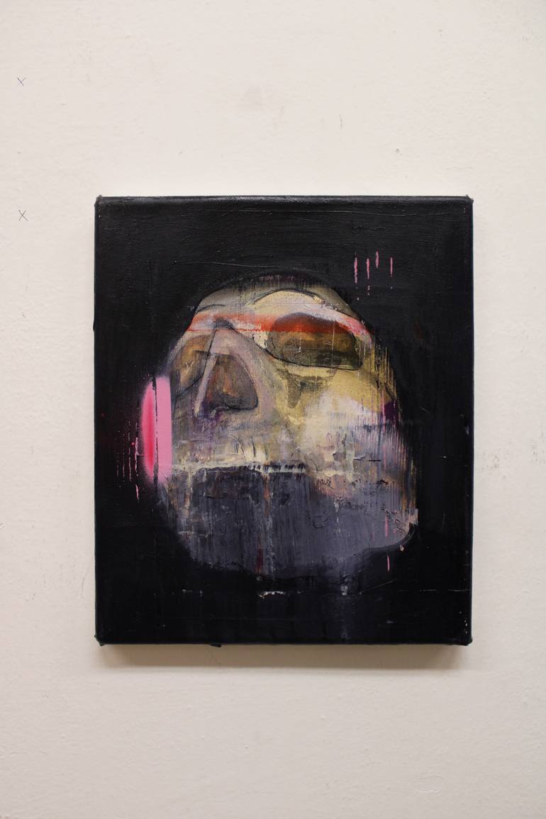 Original Expressionism Other Painting by Miloš Hronec