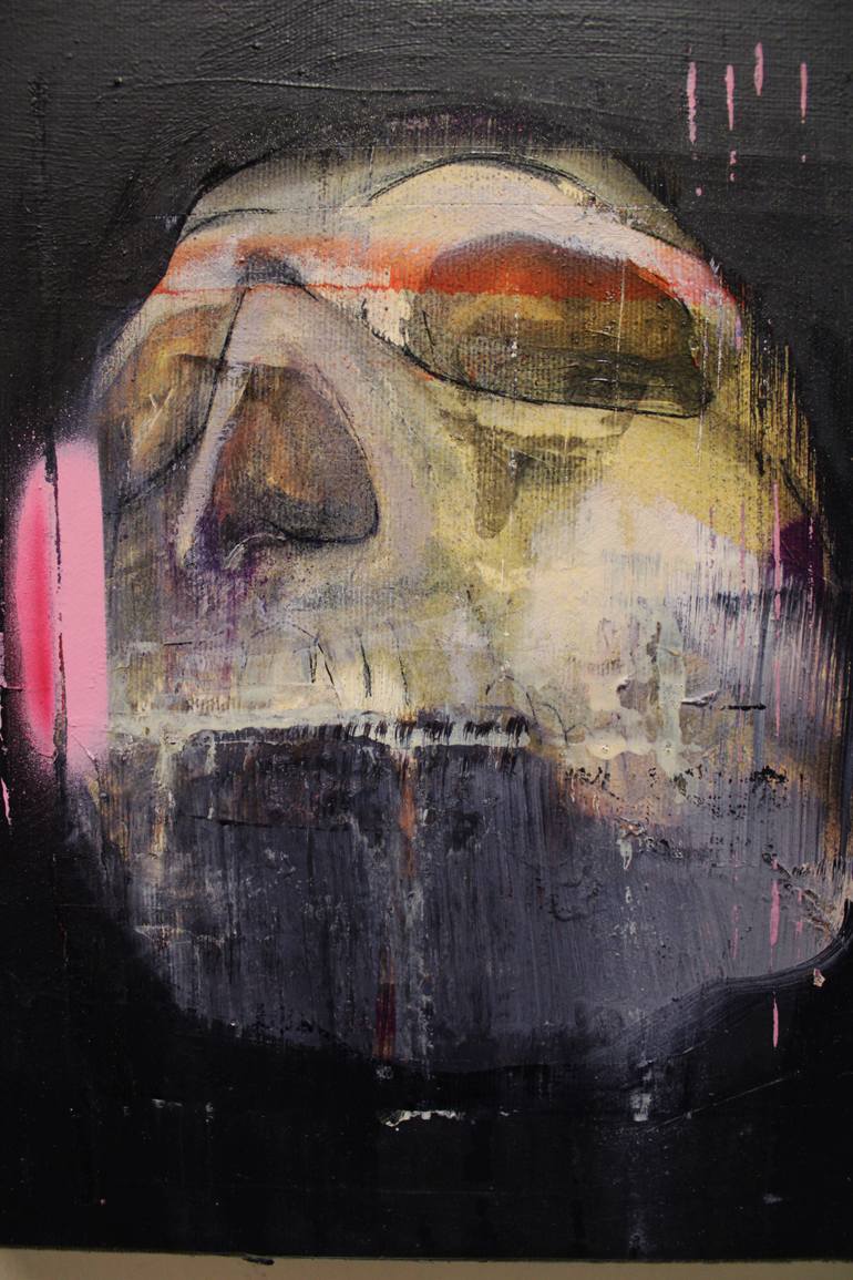 Original Expressionism Other Painting by Miloš Hronec