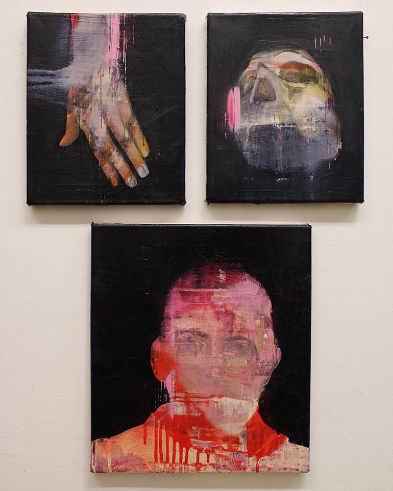 Original Expressionism Other Painting by Miloš Hronec