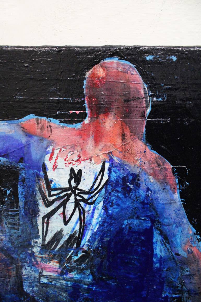 Original Expressionism People Painting by Miloš Hronec