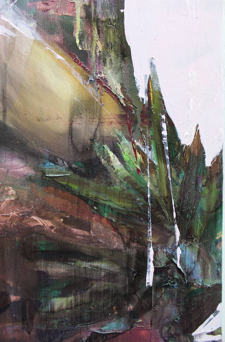 Original Expressionism People Painting by Miloš Hronec