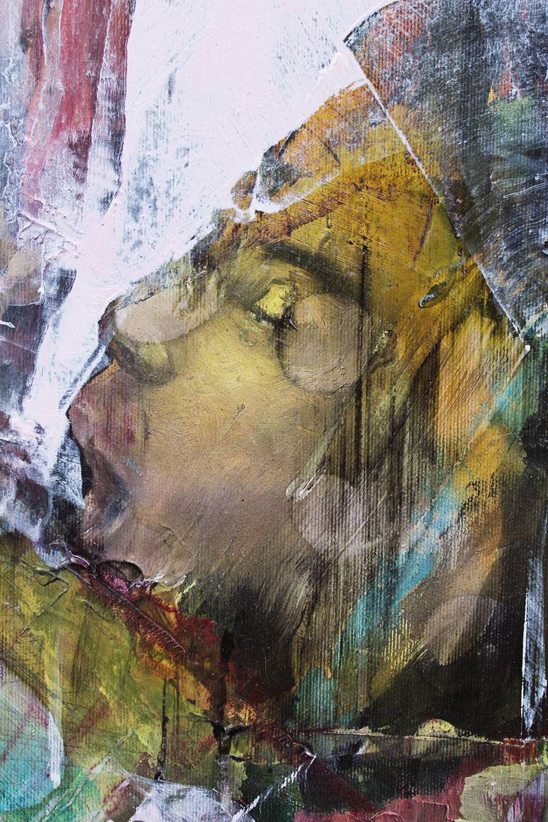 Original Expressionism People Painting by Miloš Hronec