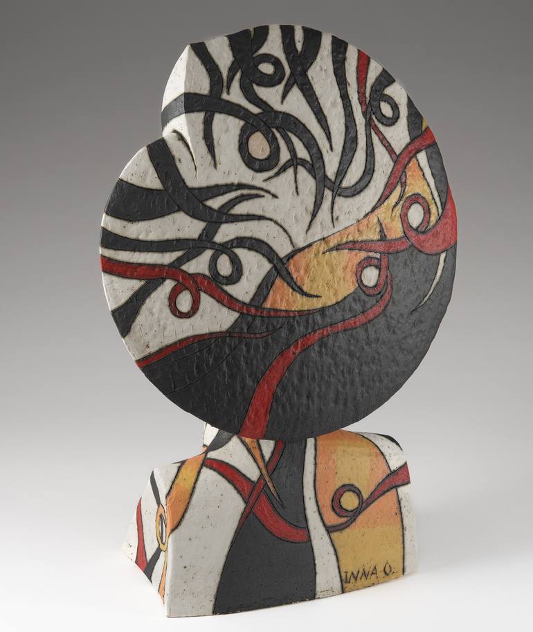 Original Art Deco Women Sculpture by Inna Olshansky