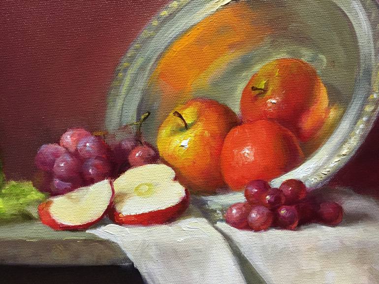 Original Fine Art Still Life Painting by Yana Golikova