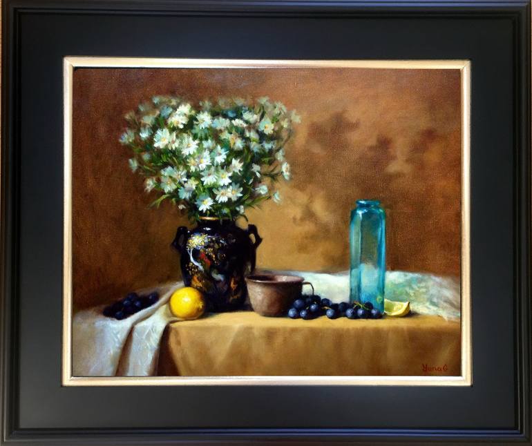 Original Fine Art Still Life Painting by Yana Golikova