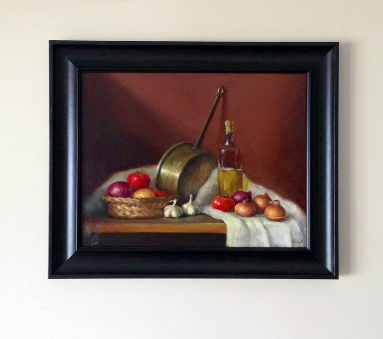 Original Fine Art Still Life Painting by Yana Golikova